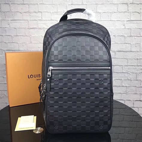 louis vuitton michael backpack leather|backpack louis vuitton original.